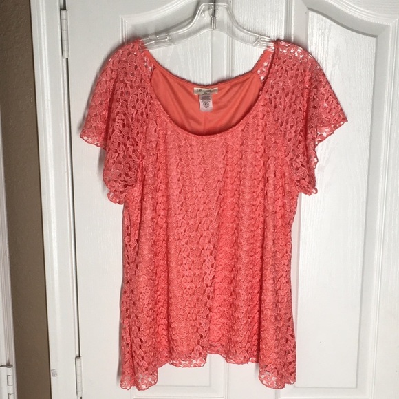 Ladies’ Brittany Black Petite Mesh Top (PXL) - Picture 1 of 11